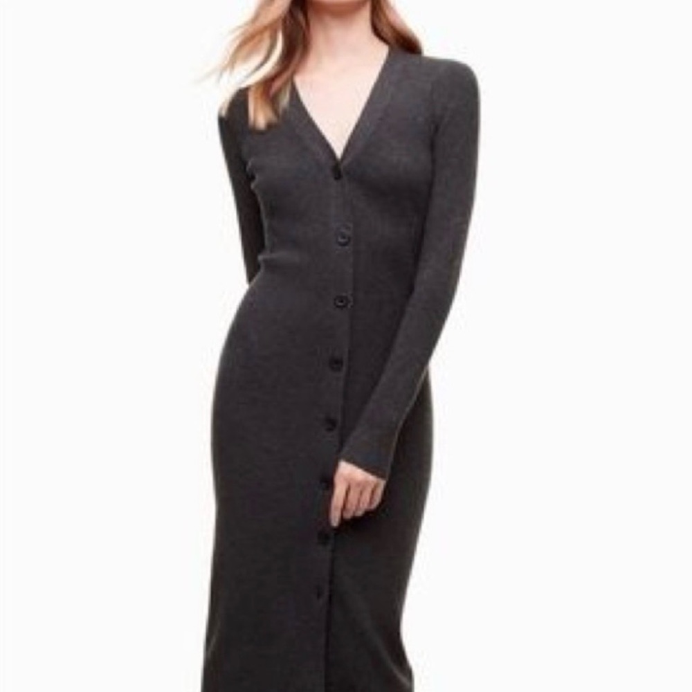Artizia Long Dark Grey Cardigan - Picture 3 of 7